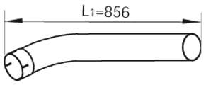 Uitlaatpijp Dinex 48222