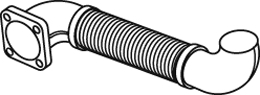 Uitlaatpijp Dinex 49129