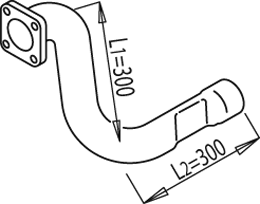 Uitlaatpijp Dinex 49171