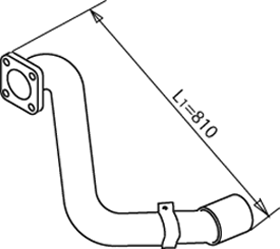 Uitlaatpijp Dinex 49280