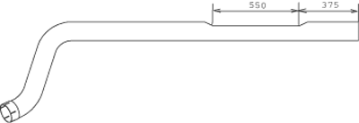 Uitlaatpijp Dinex 49730