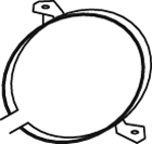 Uitlaatklem Dinex 49840