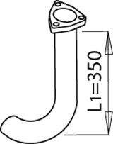 Uitlaatpijp Dinex 50154