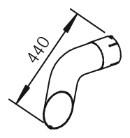 Uitlaatpijp Dinex 50511