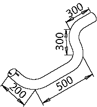 Uitlaatpijp Dinex 51127