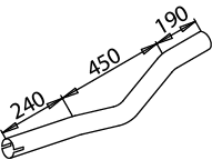 Uitlaatpijp Dinex 51177