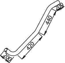 Uitlaatpijp Dinex 51178