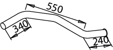 Uitlaatpijp Dinex 51611