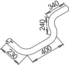 Uitlaatpijp Dinex 52104