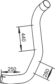 Uitlaatpijp Dinex 52105