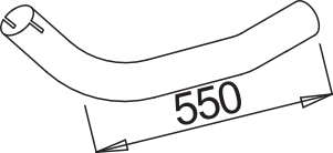 Uitlaatpijp Dinex 52110