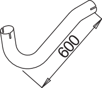 Uitlaatpijp Dinex 52142