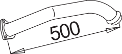 Uitlaatpijp Dinex 52210
