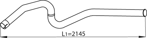 Uitlaatpijp Dinex 52613
