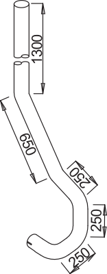 Uitlaatpijp Dinex 52744