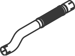 Uitlaatpijp Dinex 53242