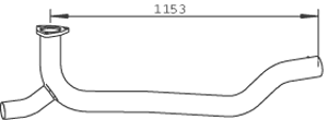 Uitlaatpijp Dinex 53290