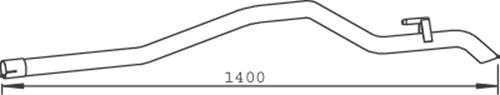 Uitlaatpijp Dinex 53698