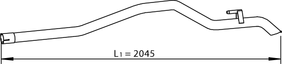 Uitlaatpijp Dinex 53699