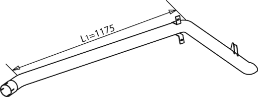 Uitlaatpijp Dinex 53705