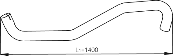 Uitlaatpijp Dinex 53724