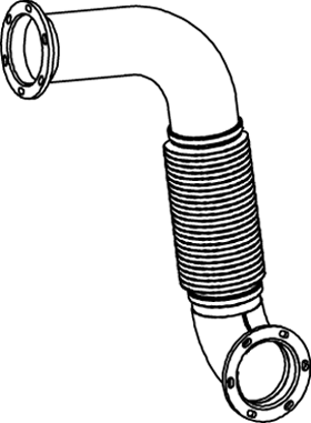 Uitlaatpijp Dinex 54212