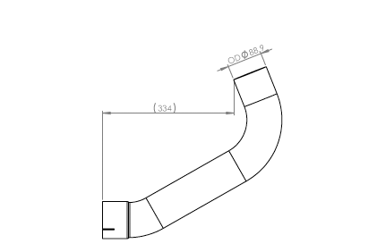 Uitlaatpijp Dinex 54505
