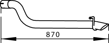 Uitlaatpijp Dinex 56600