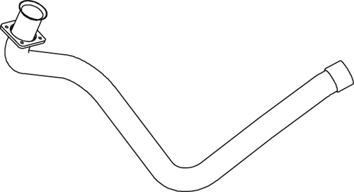 Uitlaatpijp Dinex 64170
