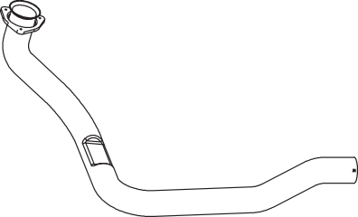 Uitlaatpijp Dinex 64189