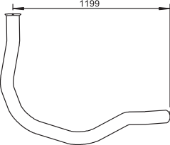 Uitlaatpijp Dinex 64238