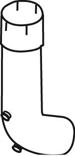 Uitlaatpijp Dinex 64558