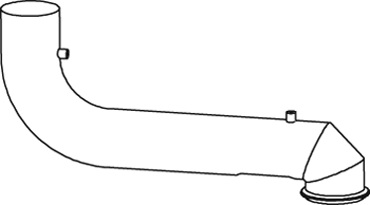 Uitlaatpijp Dinex 64564