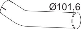 Uitlaatpijp Dinex 64607