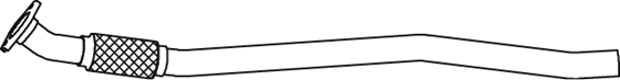 Uitlaatpijp Dinex 66128