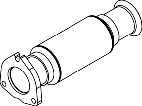 Uitlaatpijp Dinex 66145