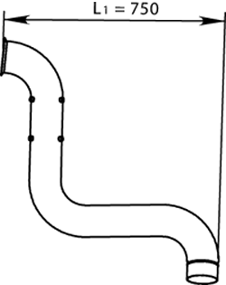 Uitlaatpijp Dinex 66213