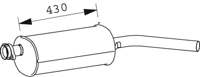 Achterdemper Dinex 66372