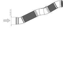 Uitlaatpijp Dinex 67200