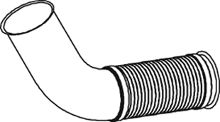 Uitlaatpijp Dinex 68038