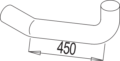 Uitlaatpijp Dinex 68222