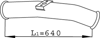 Uitlaatpijp Dinex 68264