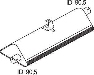 Middendemper Dinex 68301