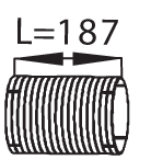 Flexibele slang Dinex 68507