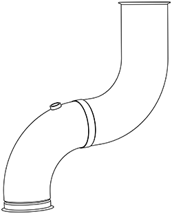 Uitlaatpijp Dinex 68526