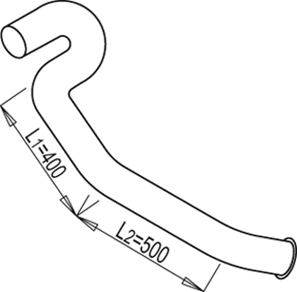 Uitlaatpijp Dinex 68653