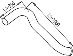 Uitlaatpijp Dinex 68658