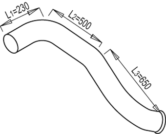 Uitlaatpijp Dinex 68674