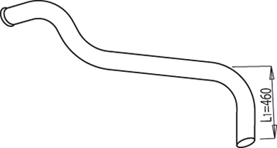 Uitlaatpijp Dinex 68679