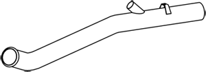 Uitlaatpijp Dinex 68732